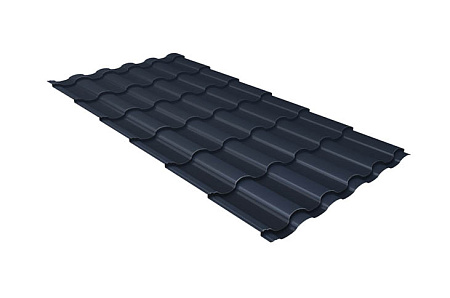 Волновой профиль Grand Line Kredo, 0,45 Drap, Zn 140, RAL 7024 мокрый асфальт