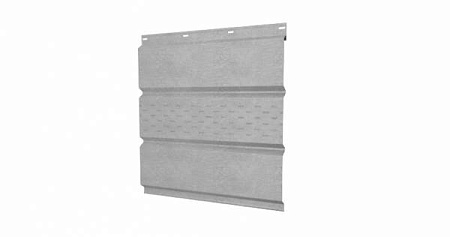 Софит металлический с центральной перфорацией Grand Line / Гранд Лайн, Print elite 0.45, цвет Sand Stone (Камень-песчаник)