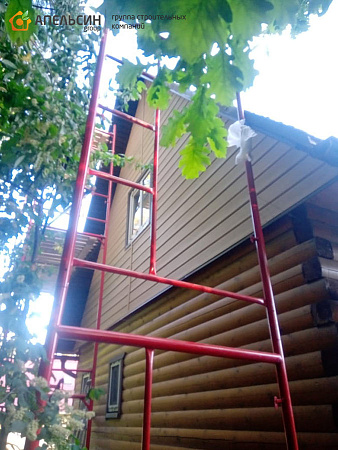 Монтаж фасада сайдингом Docke в п. Гаврилово