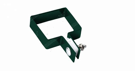 Крепление хомут крайний Гранд Лайн / Grand Line, Pe, 62х55 мм, цвет RAL 6005 (зеленый)