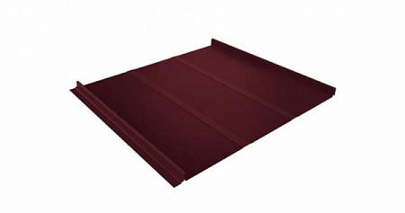 Кликфальц Line Гранд Лайн / Grand Line, Satin 0.5, цвет RAL 3005 (красное вино)