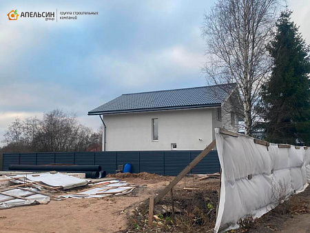 Монтаж волнового профиля Grand Line Classic в пос. им. Свердлова