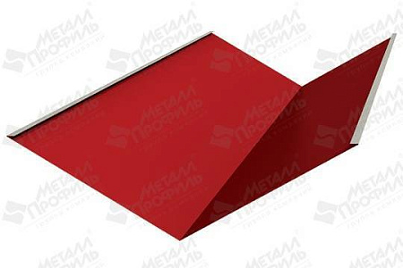 Планка ендовы нижняя Металл Профиль, VALORI 0.5, 298х298х2000 мм, цвета по каталогу RAL и RR