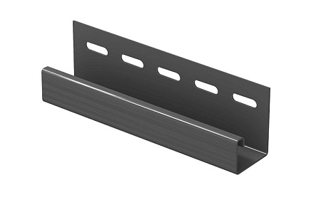 J-профиль Ю-Пласт, графитовый, 3050 мм