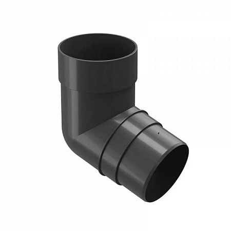 Колено 72°, D85 мм Деке Премиум / Docke Premium, цвет графит (Ral 7024)