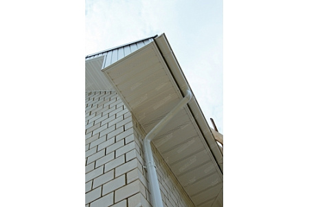 Угол желоба наружный 90º 150 мм Гранд Лайн Grand Line PU, цвет Ral 9003 (белый)