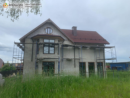 Монтаж фасадных панелей Альта Профиль Кирпич Рижский