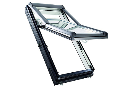 Мансардное окно Roto ПВХ R79 K200, с термоблоком, 94x140