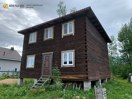 Монтаж фасада панелями Альта Профиль в КП Слобода Монтаж фасада панелями Альта Профиль в КП Слобода