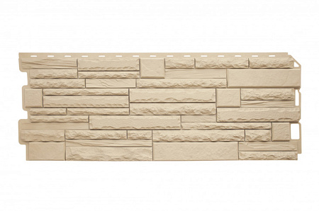 Фасадные панели Альта Профиль Скалистый камень ЭКО, песчаный