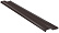 Прижимная планка Eurovent Flex Line ALU, 2 м. RAL 8019 коричневый