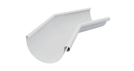 Угол желоба внутренний 135º 150 мм Гранд Лайн Grand Line PU, цвет Ral 9003 (белый)