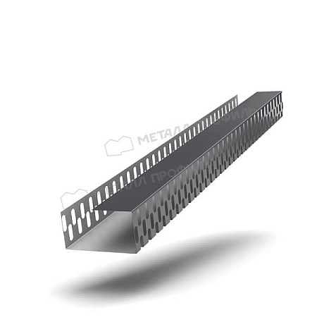 Планка опорная вентпрогона FASTCLICK 0.45, 33х60х30х430 RAL 7024 темно-серый