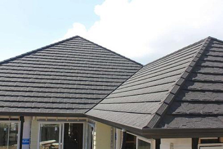 Композитная черепица Gerard Slate, 1335x368 мм, charcoal