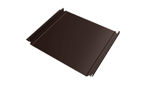 Кликфальц Double Pro Grand Line 0,5 PurLite Matt с пленкой на замках RAL 8017 шоколад