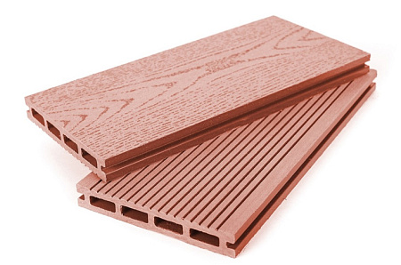 Террасная доска Grand Line 4000x140x22 мм, терракот