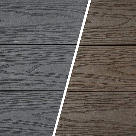 Ступень Co-Ex CM Decking 3000х138х23, Волнат/Чаркоал