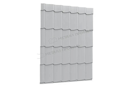 Профиль декоративный Металл Профиль Монтерра X, 0,45 PE, RAL 9006 белый алюминий