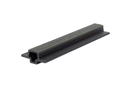 Стыковочный элемент из ДПК CO-EX MIX для фасадной панели 33x75x3600 мм, цвет grey dark