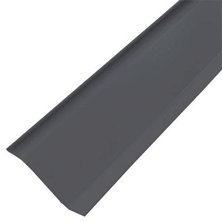 Пристенная планка (примыкание) 2000 мм РЕ Ral 7024 (серый)