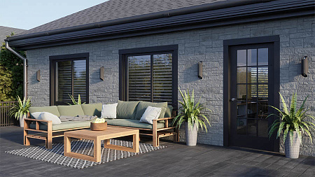 Фасадные панели Технониколь Песчаник, светло-серый