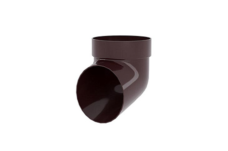 Колено сливное ПВХ Grand Line 135/90 мм, RAL 8017 шоколад