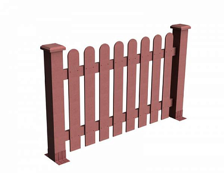 Секция ограждения Сежурне GRINDERDECO, 1620х1075 мм, мербау