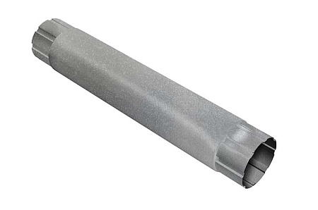 Труба круглая соединительная D125/90 Grand Line PE, 1.0 м, покрытие Zn