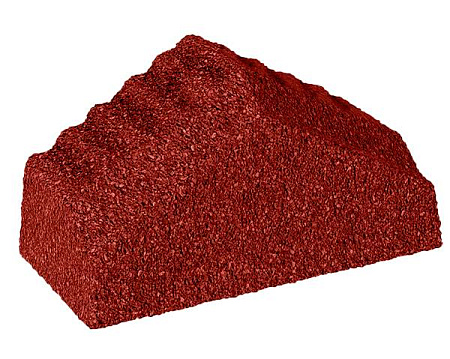 Торцевой треугольный конек Gerard, spanish red (231)