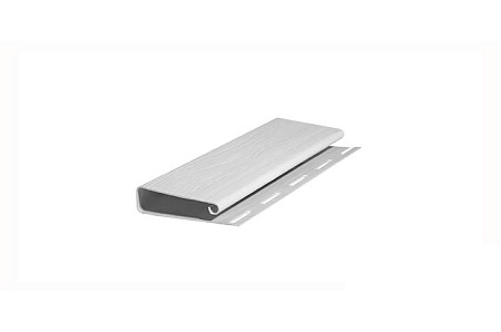 J-профиль FineBer Classic Color широкий, 3 м, белый