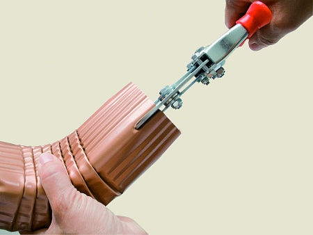 Клещи "Гофра" прямые (3 лезвия) EDMA