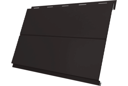 Металлический сайдинг Гранд Лайн / Grand Line профиль, Вертикаль line PurPro 0.5 с пленкой, RR 32 темно-коричневый