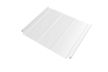 Кликфальц Double Pro Line Grand Line 0,45 Drap TX с пленкой на замках RAL 9003 сигнальный белый