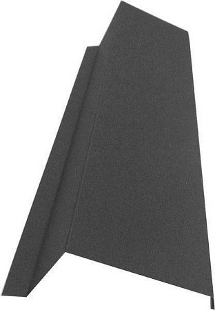 Торцевая планка (ветровая), PE Norman 0.5, 95x120x2000 мм, цвета по каталогу RAL и RR Торцевая планка (ветровая), PE Norman 0.5, 95x120x2000 мм, цвета по каталогу RAL и RR