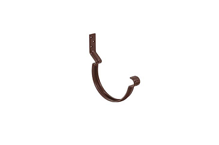 Крюк короткий усиленный модернизированный D150 Aquasystem PU, RAL 8017 коричневый