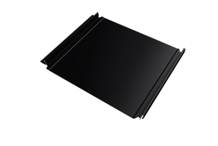 Кликфальц Double Pro Grand Line 0,45 PE с пленкой на замках RAL 9005 черный