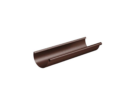 Желоб водосточный D125 Aquasystem PU Matt, 4 м, RAL 8017 коричневый Желоб водосточный D125 Aquasystem PU Matt, 4 м, RAL 8017 коричневый