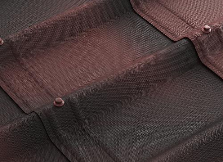 Лист Ондувилла, цвет красный бархат