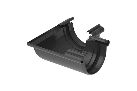 Угол желоба 90° ПВХ Элит Альта Профиль, D125 мм, графит