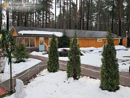 Монтаж металлочерепицы Grand Line + террасной доски Grand Line, пос. Пушное