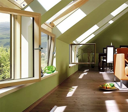 Карнизное окно Fakro / Факро BDL P2 (ручка справа), с комбинированной системой открывания, размер 78х75 Карнизное окно Fakro / Факро BDL P2 (ручка справа), с комбинированной системой открывания, размер 78х75