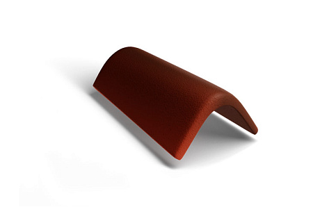 Торцевая черепица Kriastak, кирпично-красный Antik