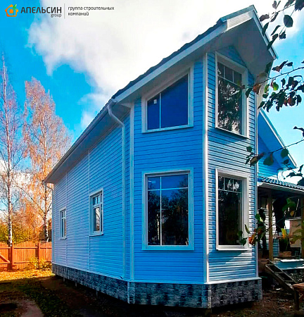 Монтаж фасада в пос. Апраксин