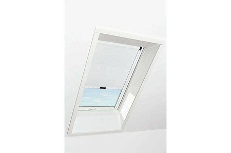 Штора рулонная затемняющая Roto ZRV M, 134x98, матрица белый