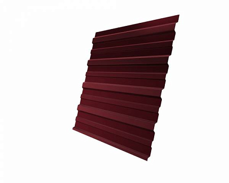 Профнастил С10А Гранд Лайн / Grand Line 0.45 Drap Zn 140, цвет RAL 3005 (красное вино)
