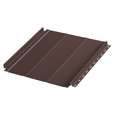 Профиль Aquasystem AQUACLICK Силуэт-2, 0.5 PE, Zn140, RAL 8017 коричневый