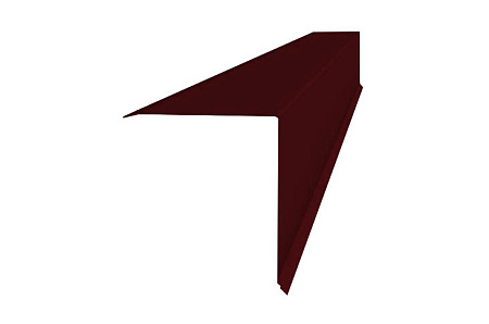 Планка конька односкатной кровли Grand Line, Velur X 0.5, 160х160 мм, цвета по каталогу RAL и RR