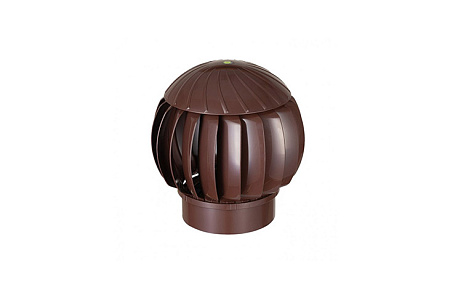 Ротационная вентиляционная турбина GERVENT D160 мм, RAL 8017 коричневый