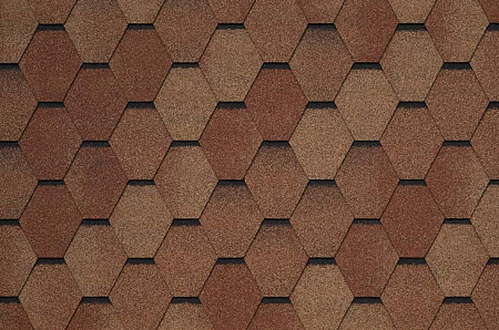 Гибкая черепица Tegola Business Unica Veneto, terracotta 206