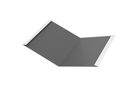 Ендова внутренняя Aquasystem 0.45 PE MATT, Zn 140, длина 2 м, RAL 9005 черный